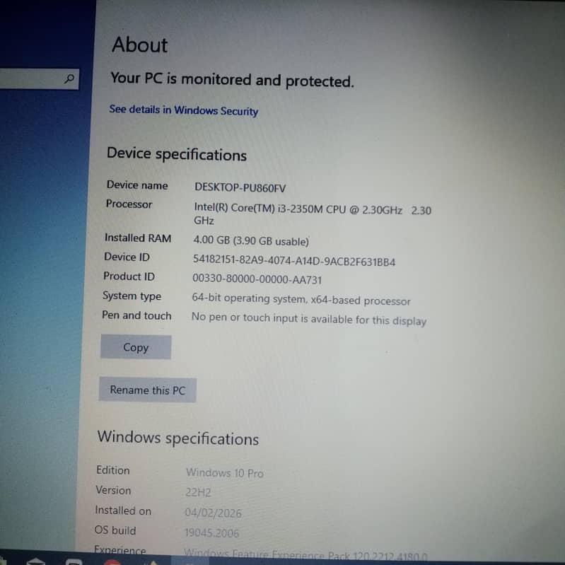 Dell corei3  2generation 2