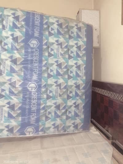 cresent foam matteres for double bed .  03289497609 whatsapp & call