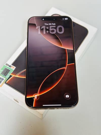 iPhone 16 Pro Max - PTA Approved (Official) | Desert Titanium | 10/10