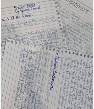 Handwriting assignment, Typing And Data Entry job Available