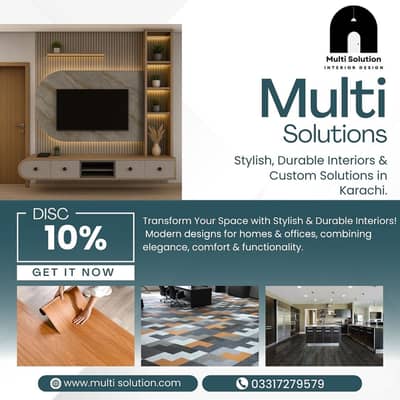 Wooden Flooring - Vinyl Flooring - Media Wall - Carpet Tile - Flooring