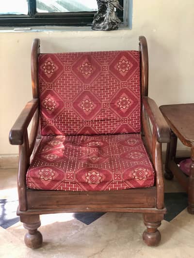 Pure tali wood 5 seater sofa