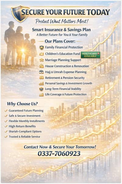 Secure your future today: smart insurance & saving plan in your family