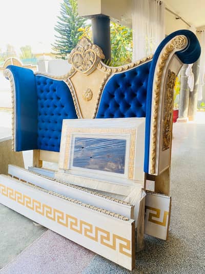 Bed, side table , dressing table , cupboard, showcase, couch,irontable