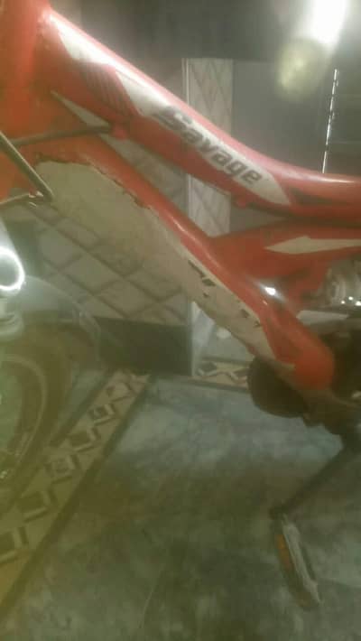 Morgan bicycle  one side damage