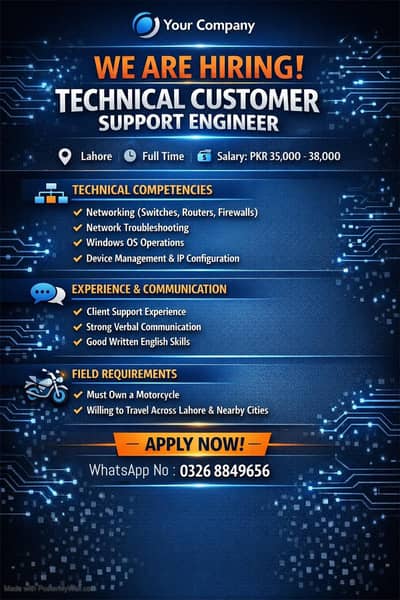 castomer support engineers