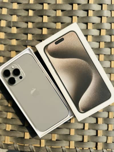 Iphone 15 pro max sim time available 256GB