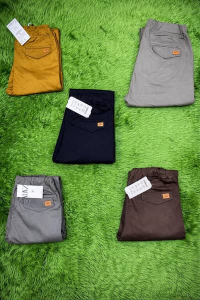 Men’s 6 Pocket Stretch Denim Cargo Trousers – Comfortable & Durable