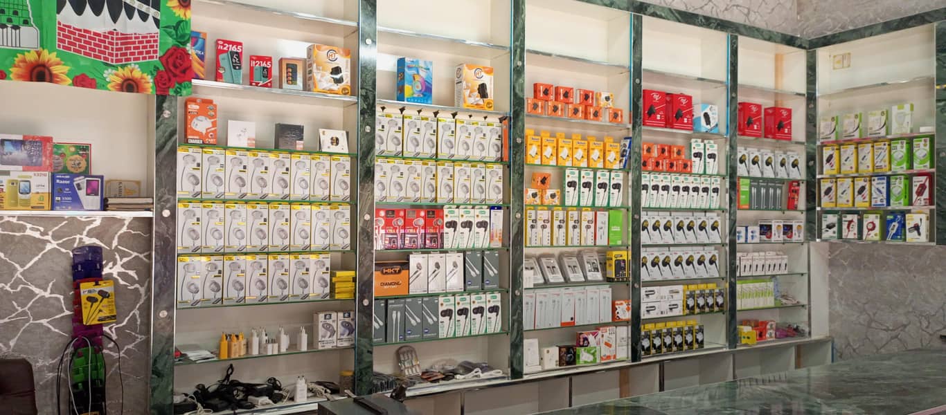 چلتا پھرتا کاروبار اور مکمل سامان فارسیل کاؤنٹر ،الماری،فرنٹ شیشہ 3