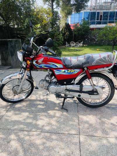 Honda CD 70 2024 model . . like a new bike . . showroom condition