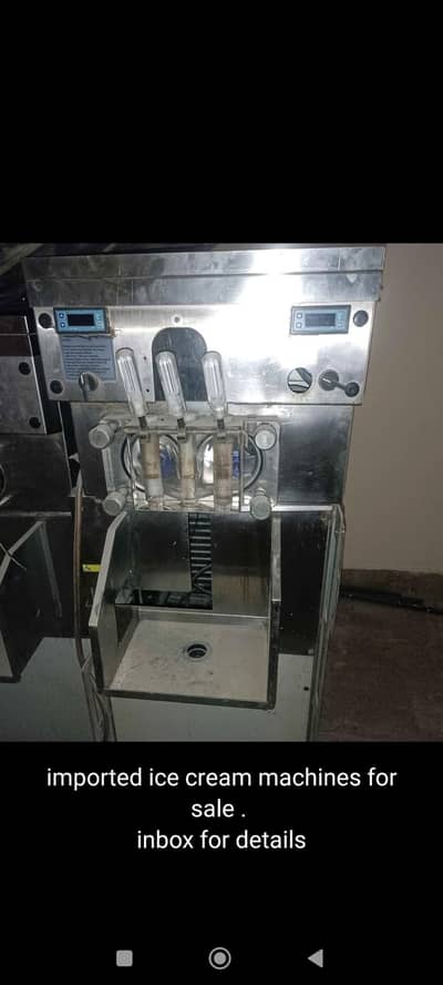 soft ice cream machines imported