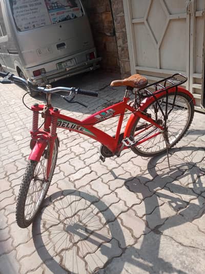 Red colour cycle | Deluxe sport brand cycle
