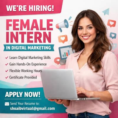 Digital Marketing Intern (On-Site) – Freshers Welcome