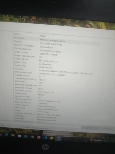 Hp elite book 820 g3