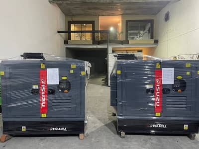10kVA-100 Isuzu Brand New Diesel Generator for Sale Wound proof canopy