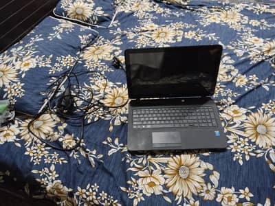 hp laptop for sale with charger.  i3 laptop. touch screen