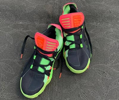 Adidas Dame'6 Signal Green Coral, Size 7/40, 100% Genuine