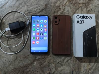 Samsung A07 Excellent condition with box 4/128 & 9 month Warranty