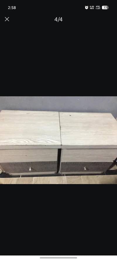 Single Bed With 5 Star Mattress and Set Of Side Tables