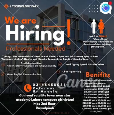 hiring for job