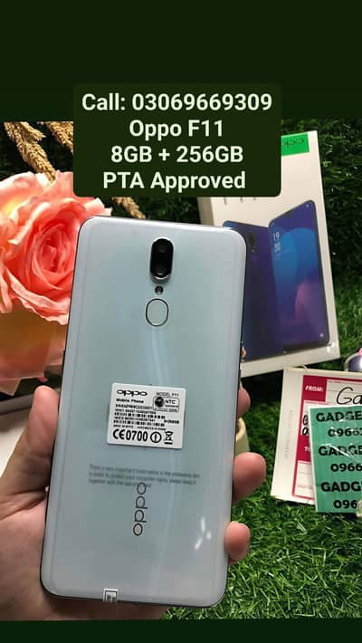 Oppo F11 PTA Approved 8GB + 256GB With Box 10by10 With Warranty