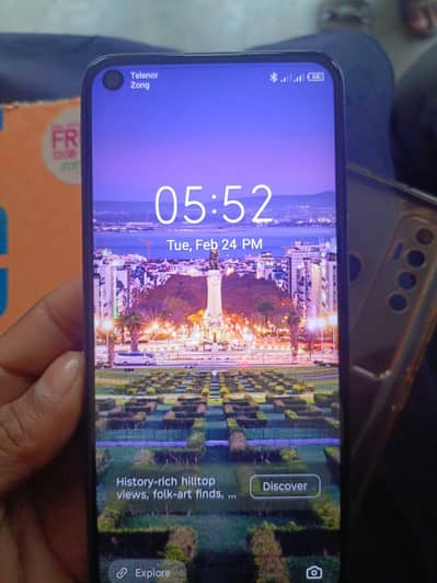 Tecno spark 7 mobile for sale condition 10by10 hai memory 4.64 hai