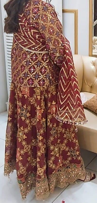 Bridal dress for part wear