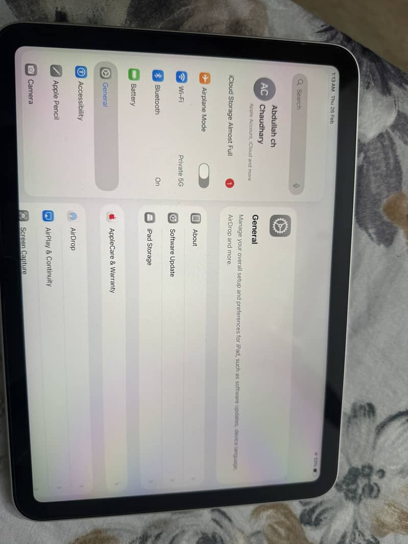 Ipad 11 generation 0