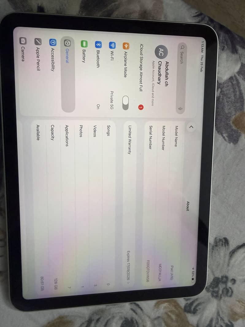 Ipad 11 generation 2