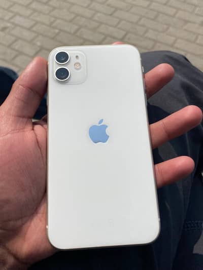 Iphone 11  128 gb , white color