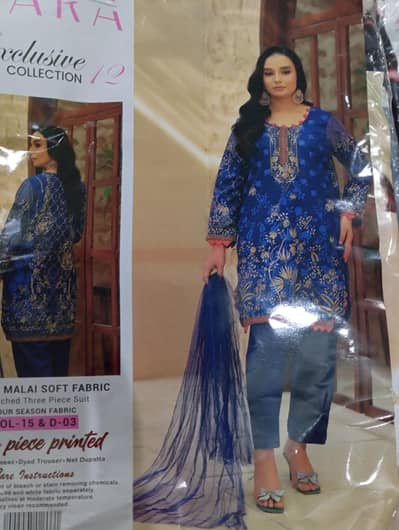 3 piece unstitched suit