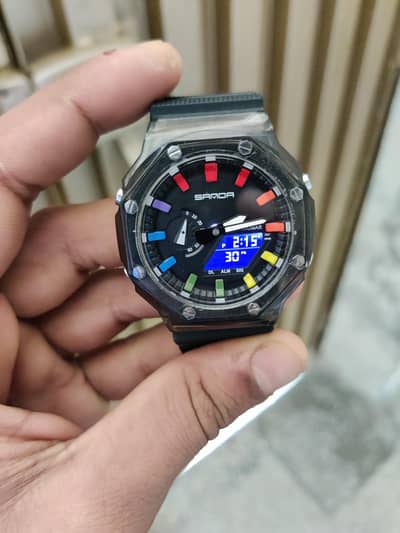 Original SANDA World Time Waterproof Watch