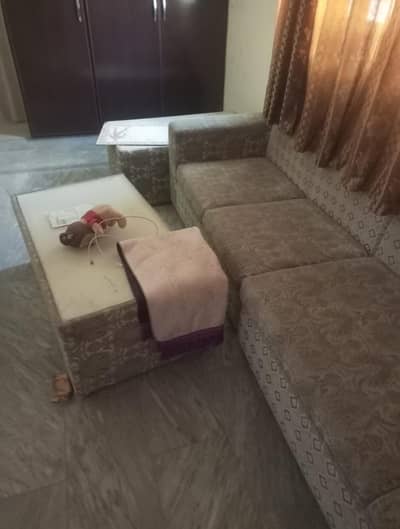 9 SEATER L SHAPED SOFA