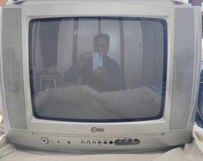 Classic Silver LG CRT TV - Great Condition