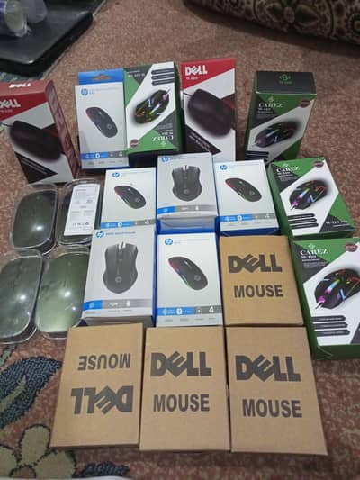 Original HP, Dell & Carez Mouse – Wired & Wireless