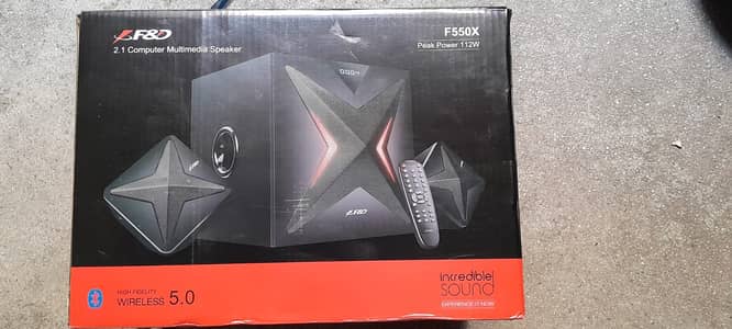 F550X Bluetooth Multimedia Speaker.