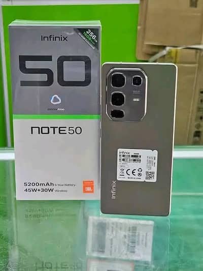 Infinix Note-50 8 256gb  Full warranty  12 Months