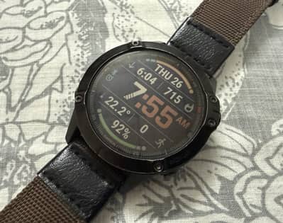 Garmin Fenix 6 Sapphire Edition – Premium Condition with Custom Strap