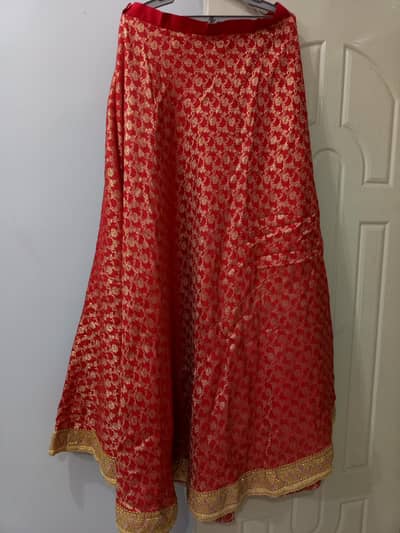 original Red jamawar lehenga