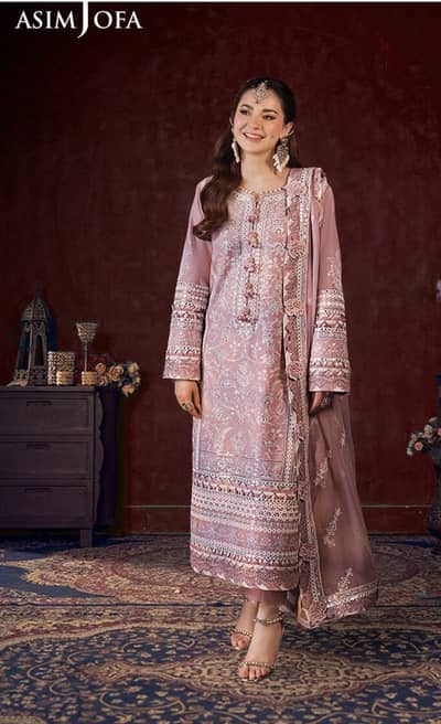 New dress asim jofa brand stich dress ready to wear 10/10 conditiion