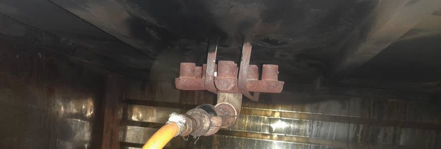 burger shawarma counter