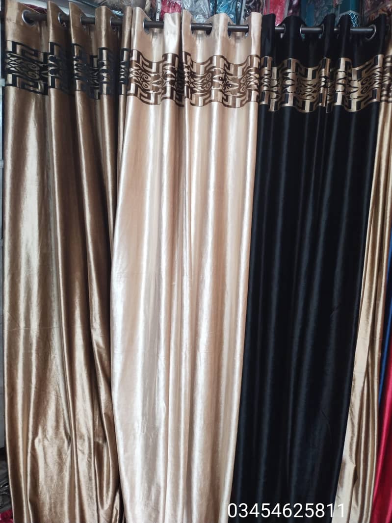 ہر قسم پردے 950 سے 2000 تک قیمت ویلوٹ سلکی  جگارڈ 4