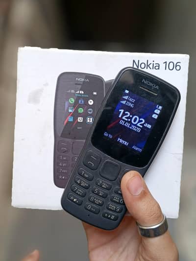 Nokia 106 with box dual sim official approved