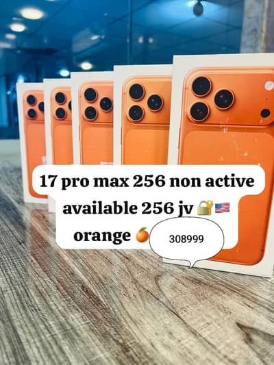 17 pro Max orange 256 JV non Active