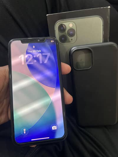 Iphone 11 pro official Pta dual with box and charger