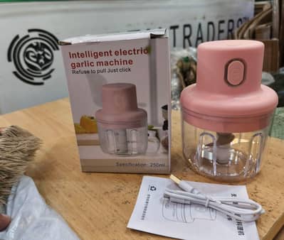 Wireless Mini Electric Garlic Food Chopper