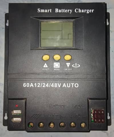 60A Smart Solar Charge Controller 12V 24V 48V Auto Detection