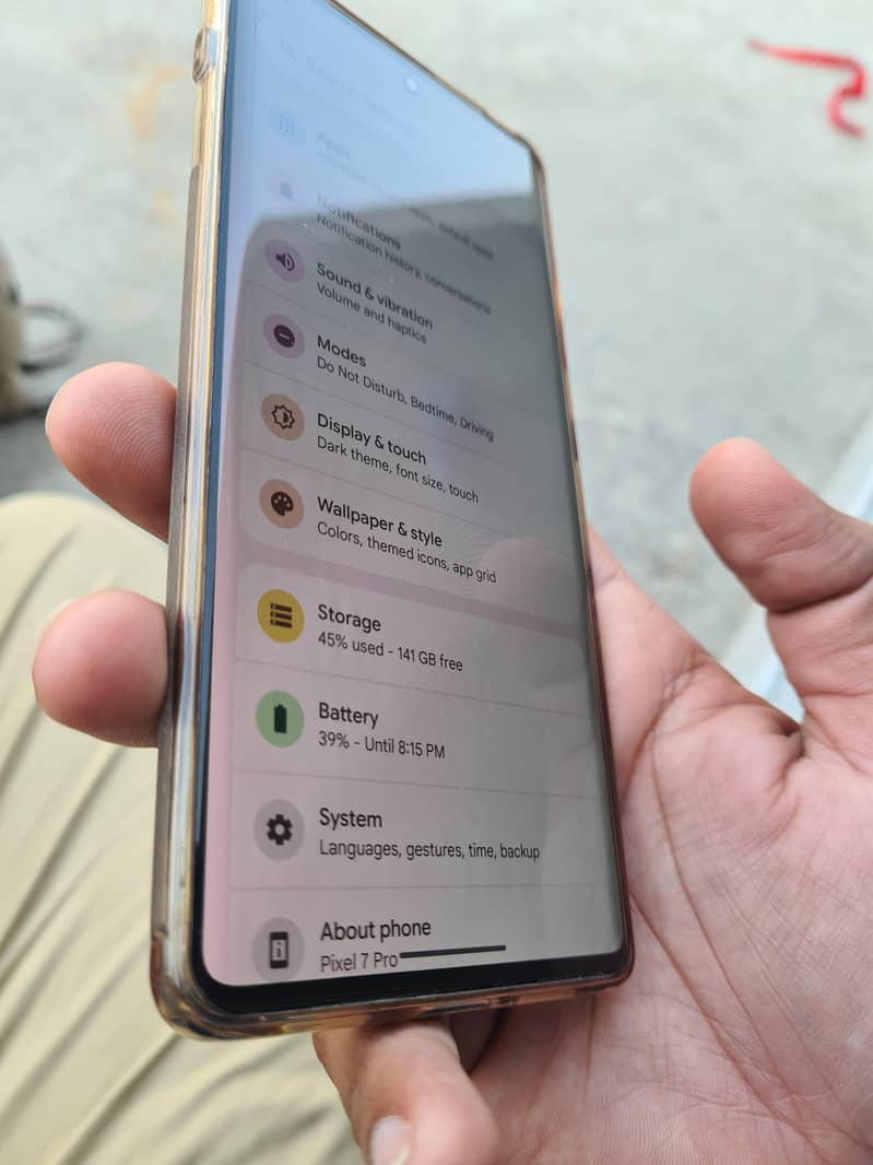 Google Pixel 7 Pro Panel 2