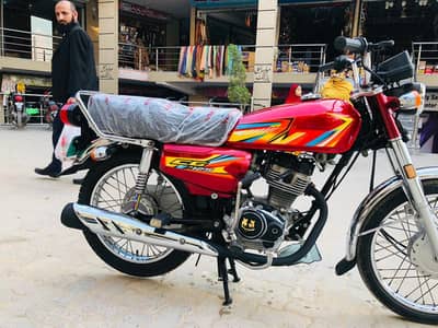 Honda 125 model 2024 Punjab number double saman Bio metric available