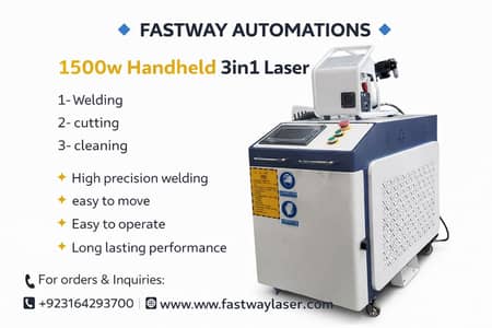 1500W Handheld Laser Machine for Welding, Cutting & Cleaning
